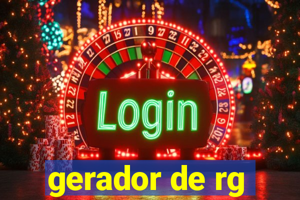gerador de rg